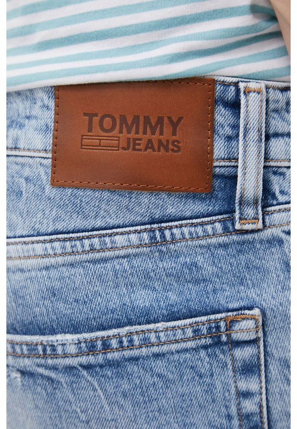Tommy Jeans jeansy RYAN BF2112 męskie. Kolor: niebieski