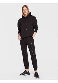 Calvin Klein Jeans Bluza J20J220945 Czarny Oversize. Kolor: czarny. Materiał: syntetyk, bawełna #4