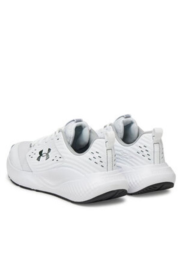 Under Armour Buty na siłownię UA Charged Commit TR 4 3026017 Biały. Kolor: biały. Materiał: materiał. Sport: fitness