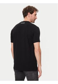 Karl Lagerfeld - KARL LAGERFELD T-Shirt 755037 542221 Czarny Regular Fit. Typ kołnierza: dekolt w karo. Kolor: czarny. Materiał: bawełna #3