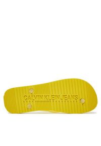 Calvin Klein Jeans Japonki Beach Sandal Monogram Tpu YM0YM00838 Żółty. Kolor: żółty