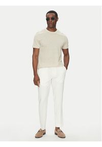 BOSS T-Shirt H-Thompson 28 50537488 Beżowy Regular Fit. Kolor: beżowy. Materiał: bawełna #3