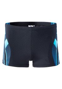 AquaWave - Męskie Spodenki Kąpielowe Carbo. Kolor: niebieski, czarny, wielokolorowy. Styl: sportowy