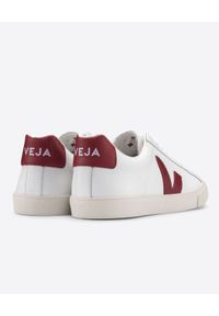 Veja - VEJA - Skórzane sneakersy Esplar Marsala. Kolor: biały. Materiał: skóra. Szerokość cholewki: normalna. Wzór: aplikacja #6
