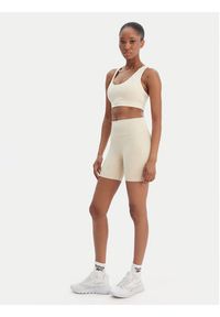 Reebok Szorty sportowe Reebok x Ewa Chodakowska RK25618CCW Beżowy Slim Fit. Kolor: beżowy. Materiał: syntetyk #5