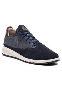 Geox Sneakersy U Aerantis A U927FA 02243 C4002 Granatowy. Kolor: niebieski. Materiał: skóra #4