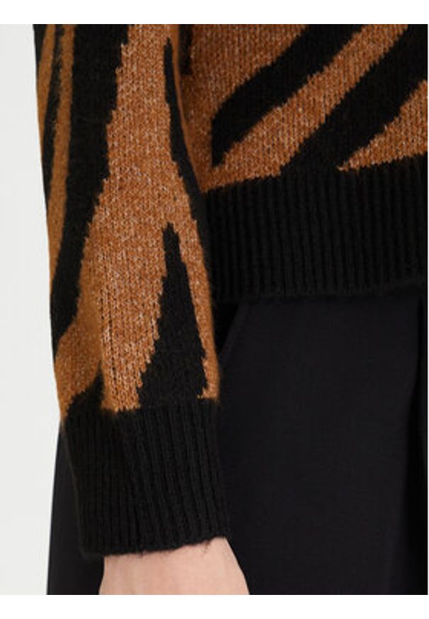 Vila Sweter Cilia 14094215 Czarny Standard Fit. Kolor: czarny. Materiał: syntetyk