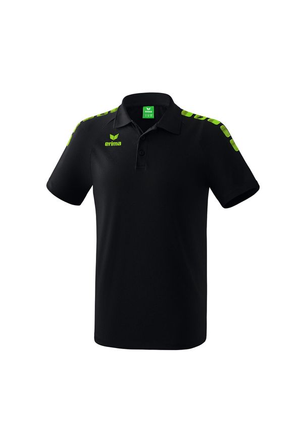 ERIMA - Polo 5-C dziecko Erima Essential. Typ kołnierza: polo. Kolor: zielony, czarny, wielokolorowy. Sport: fitness