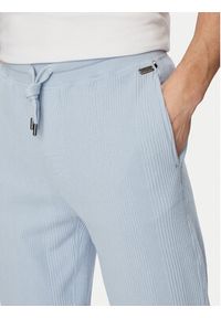 BOSS Spodnie dresowe Structure 50540577 Niebieski jasny Regular Fit. Kolor: niebieski. Materiał: syntetyk #5