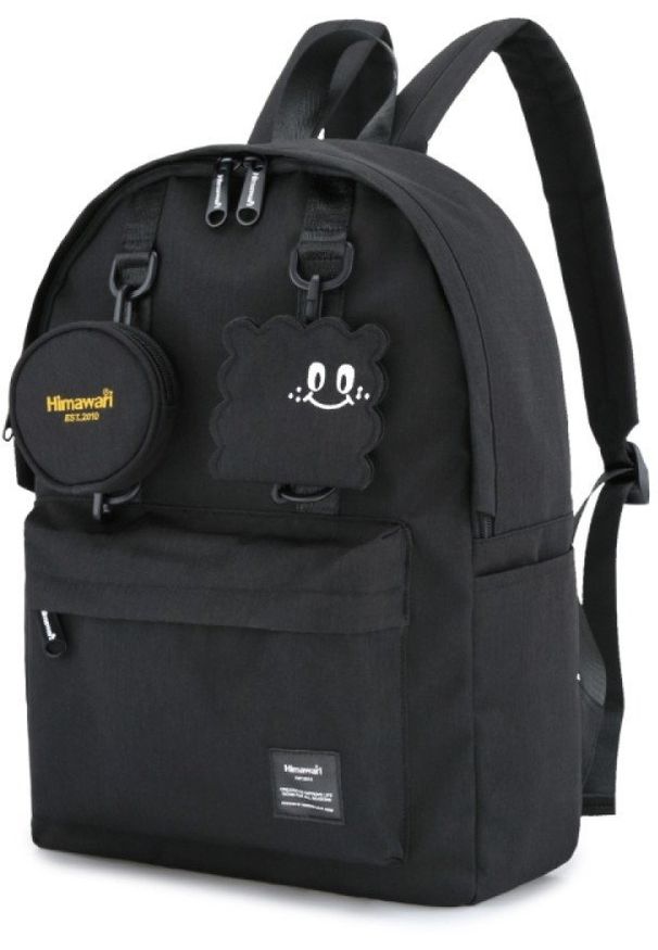 Plecak na laptopa Himawari BAG 0422 15.6", czarny. Kolor: czarny