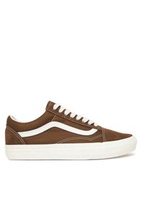 Vans Tenisówki Old Skool VN000D7ZCHS1 Brązowy. Kolor: brązowy. Materiał: skóra, zamsz #1