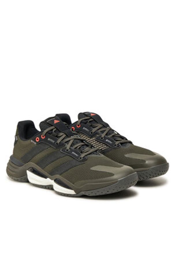 Adidas - adidas Buty halowe Stabil 16 IE1085 Zielony. Kolor: zielony. Materiał: mesh, materiał