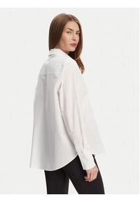 Karl Lagerfeld - KARL LAGERFELD Koszula A2W11011 Biały Regular Fit. Typ kołnierza: dekolt w karo. Kolor: biały. Materiał: bawełna #4