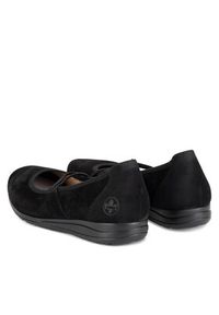 Rieker Baleriny L9369-00 Czarny. Kolor: czarny. Materiał: nubuk, skóra #6