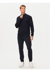 TOMMY HILFIGER - Tommy Hilfiger Bluza UM0UM03365 Granatowy Regular Fit. Kolor: niebieski. Materiał: bawełna
