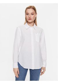 Lee Koszula L47AVSLJ Biały Regular Fit. Kolor: biały. Materiał: bawełna #1