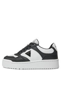 Guess Sneakersy FLJMR4 ELE12 Biały. Kolor: biały. Materiał: skóra