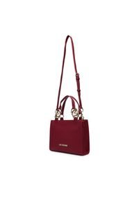 Love Moschino - LOVE MOSCHINO Torebka JC4006PP1PLB0552 Bordowy. Kolor: czerwony. Materiał: skórzane #5
