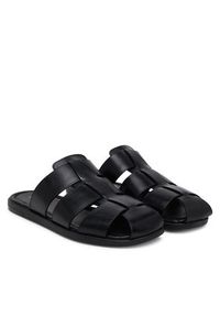 Aldo Klapki Marais 13963701 Czarny. Kolor: czarny. Materiał: skóra