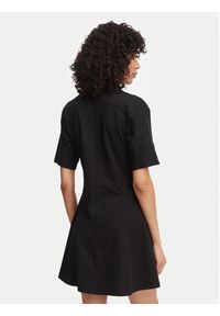 Calvin Klein Jeans Sukienka codzienna LV047F229G Czarny Regular Fit. Okazja: na co dzień. Kolor: czarny. Materiał: bawełna. Typ sukienki: proste. Styl: casual #2
