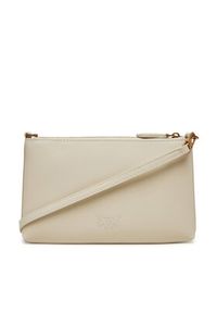 Pinko - PINKO Torebka Flat Horizontal Mini PE 25 PCPL 104277 A2AN Biały. Kolor: biały. Materiał: skórzane #3