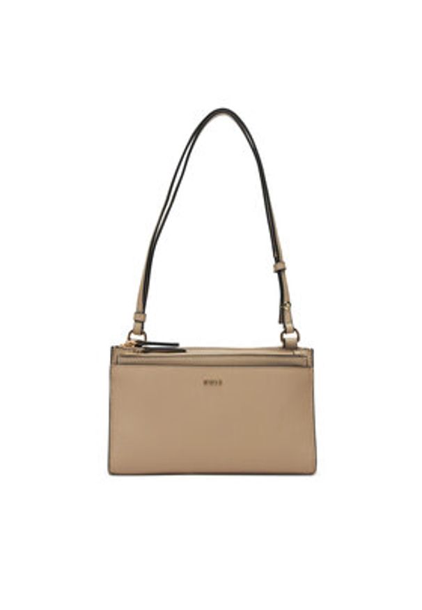 BOSS Torebka Alyce 50541756 Beżowy. Kolor: beżowy. Materiał: skórzane