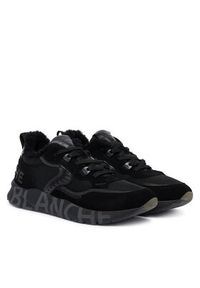 Voile Blanche Sneakersy Club 01 FUR. 2019471-03 Czarny. Kolor: czarny. Materiał: zamsz, skóra