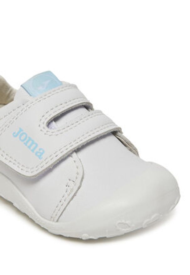 Joma Sneakersy Teddy Baby 2505 TEDYBS2505V Biały. Kolor: biały. Materiał: skóra