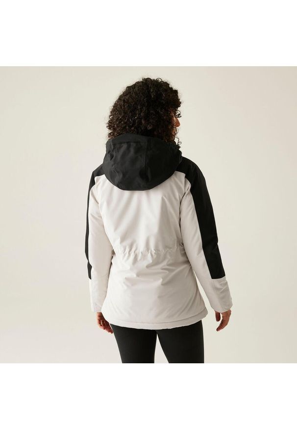 Regatta - Kurtka damska przejściowa ocieplana przeciwdeszczowa Maldeine. Kolor: beżowy. Materiał: tkanina, puch. Sport: turystyka piesza