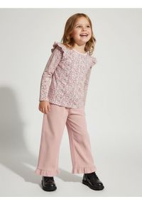 Sinsay - Bawełniana koszulka - fioletowy. Kolor: fioletowy. Materiał: bawełna #1