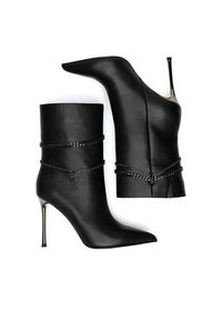 Eva Minge Botki HESSA-TO926-201 Czarny. Kolor: czarny. Materiał: skóra #6
