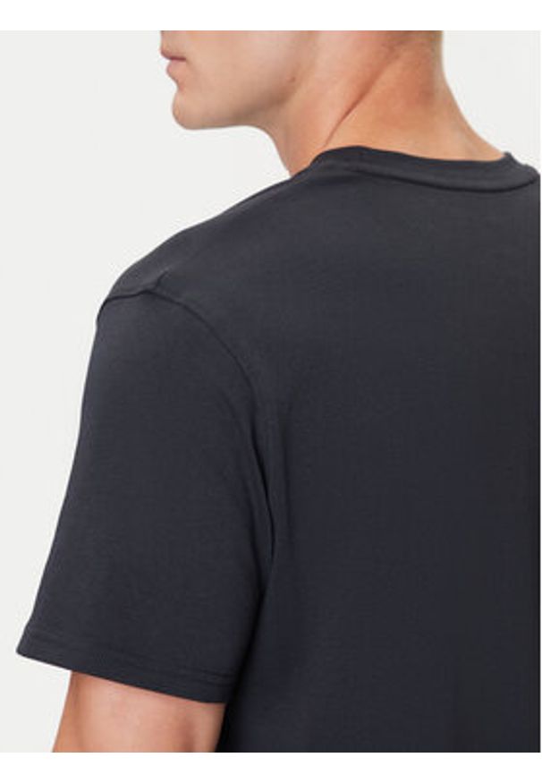 Under Armour T-Shirt Ua Hw Lc Patch Ss 1382902-001 Czarny Loose Fit. Kolor: czarny. Materiał: bawełna