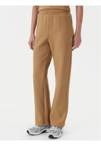Champion Spodnie dresowe 117983 Brązowy Slim Fit. Kolor: brązowy. Materiał: bawełna