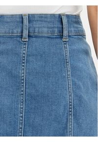 Wrangler Spódnica jeansowa 112352524 Niebieski Regular Fit. Kolor: niebieski. Materiał: bawełna