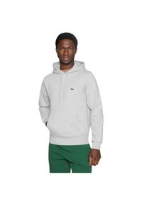 Bluza z kapturem Męska Lacoste Jasnoszary. Typ kołnierza: kaptur. Kolor: szary. Sport: fitness #1