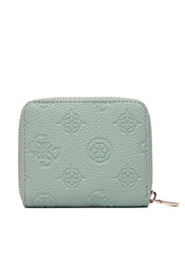 Guess Portfel Cresidia II Logo SWPD98 88137 Zielony. Kolor: zielony. Materiał: skóra