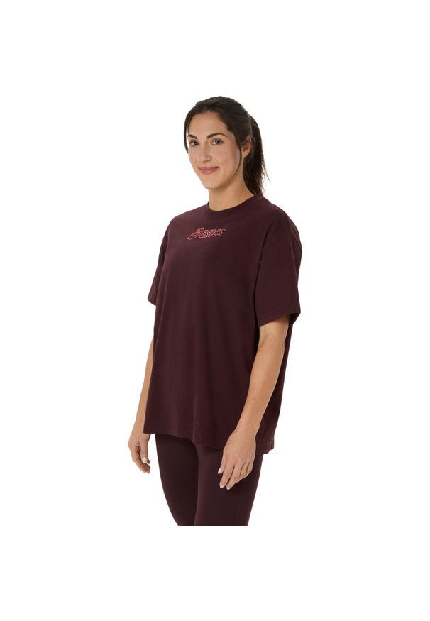 Koszulka damska Asics Logo. Kolor: czerwony. Sport: fitness