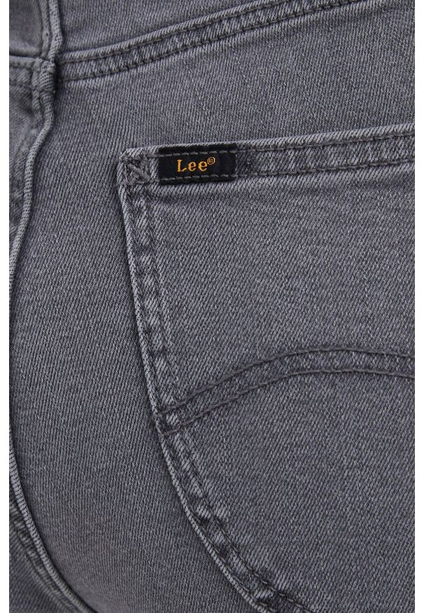 Lee jeansy Scarlett High Grey Holly damskie high waist. Stan: podwyższony. Kolor: szary