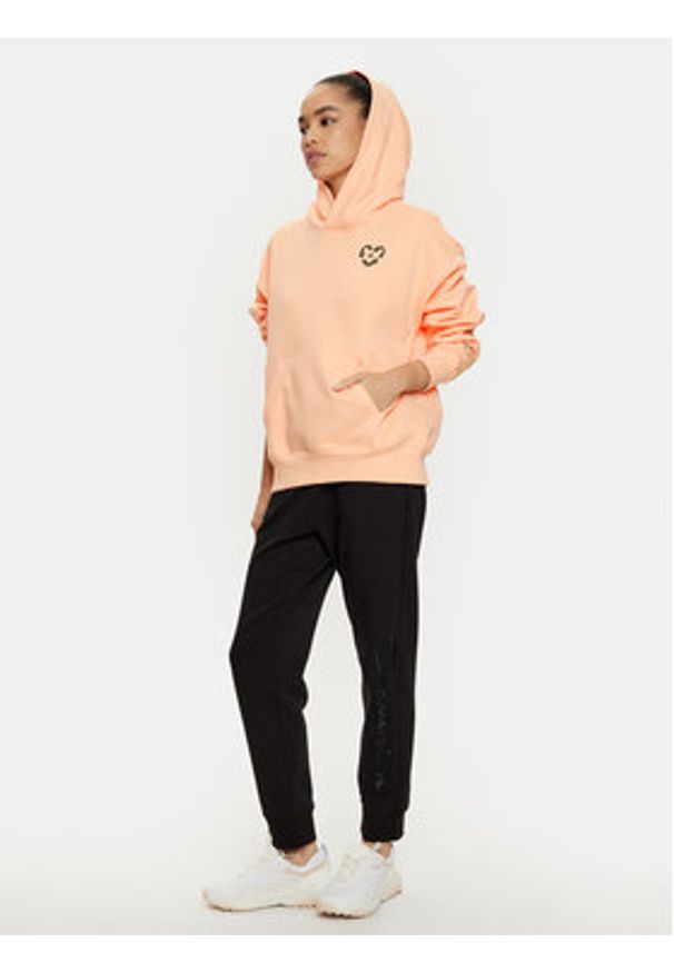 Champion Bluza 117491 Pomarańczowy Loose Fit. Kolor: pomarańczowy. Materiał: syntetyk