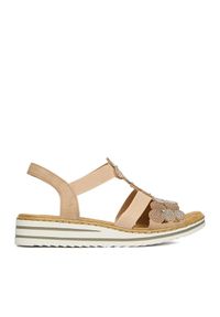 Sandały Rieker. Kolor: beżowy #1
