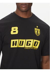 Hugo - HUGO T-Shirt Nebulop 50541252 Czarny Regular Fit. Kolor: czarny. Materiał: bawełna #4