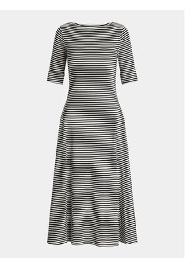 Lauren Ralph Lauren Sukienka codzienna 250938764001 Czarny Regular Fit. Okazja: na co dzień. Kolor: czarny. Materiał: bawełna. Typ sukienki: proste. Styl: casual