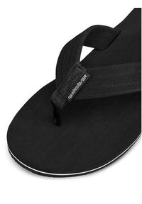 Quiksilver Japonki MOLOKAI LAYBACK TEXTURED AQYL101266 XKWK Czarny. Kolor: czarny. Materiał: syntetyk #4