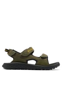 columbia - Columbia Sandały KONOS™ HIKER 3-STRAP 2121571 Zielony. Kolor: zielony. Materiał: materiał #1