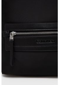 Calvin Klein Plecak damski kolor czarny mały gładki. Kolor: czarny. Materiał: włókno. Wzór: gładki