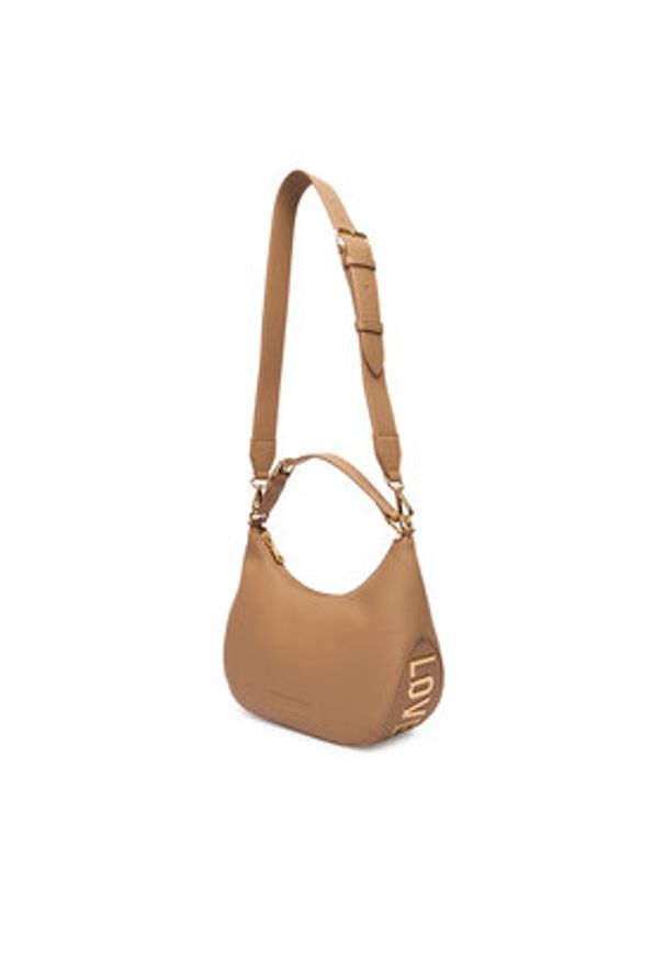 Love Moschino - LOVE MOSCHINO Torebka JC4018PP1OLT0104 Beżowy. Kolor: beżowy. Materiał: skórzane