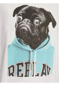 Replay T-Shirt M6808.000.22662 Biały Regular Fit. Kolor: biały. Materiał: bawełna #7