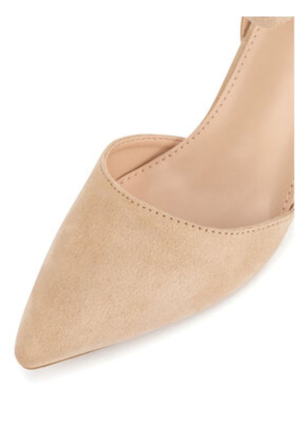 DeeZee Czółenka WSS20968-02 Beżowy. Kolor: beżowy. Materiał: skóra