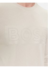 BOSS - Boss Longsleeve Togn 1 50506345 Beżowy Regular Fit. Kolor: beżowy. Materiał: bawełna. Długość rękawa: długi rękaw #5