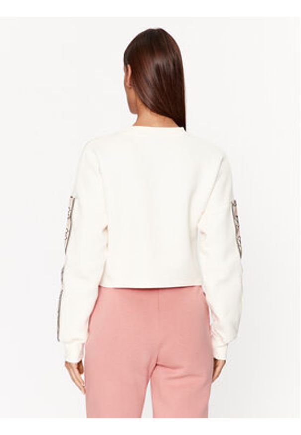 Guess Bluza V3BQ16 KB3P2 Écru Regular Fit. Materiał: bawełna, syntetyk